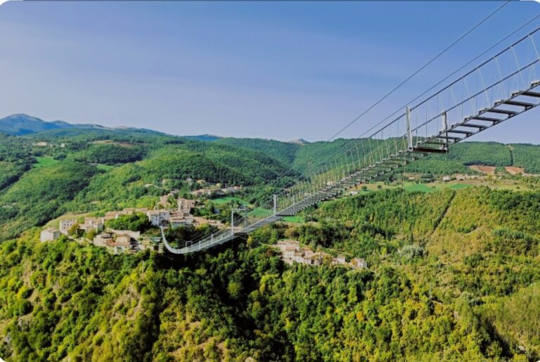 In Umbria il ponte sospeso più alto d’Europa
