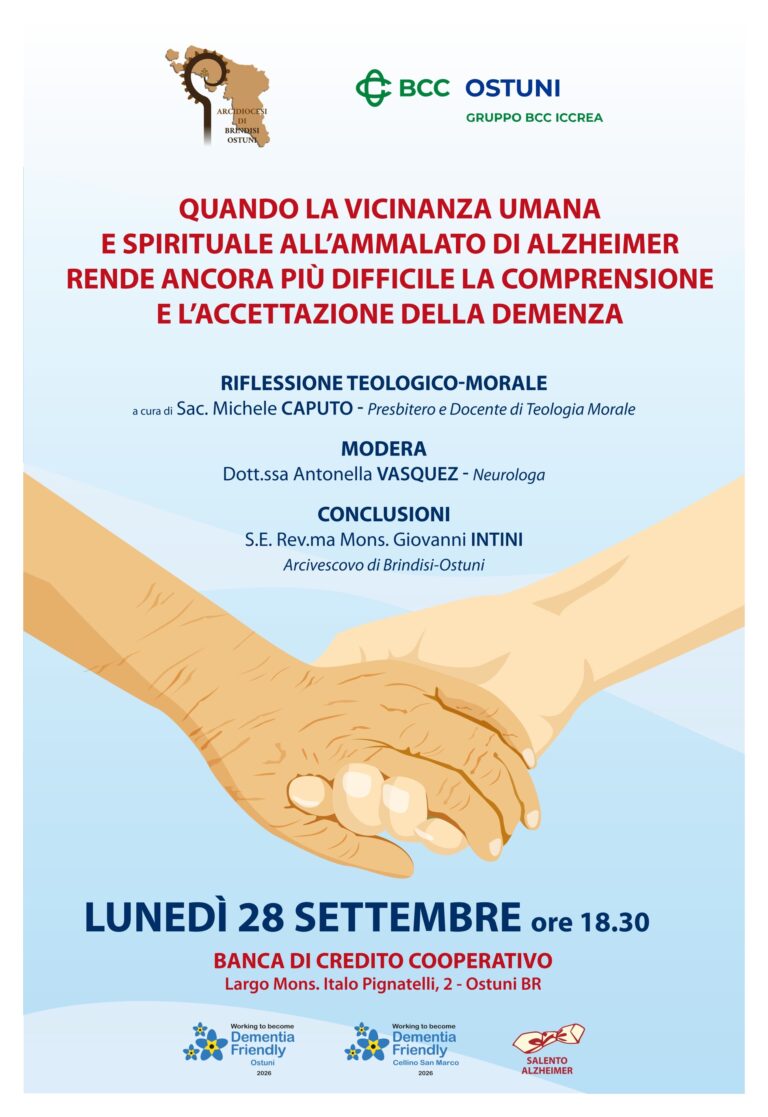 Oltre l’alzheimer: il dialogo alla BCC di Ostuni
