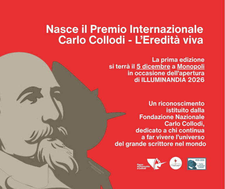 A 200 anni dalla nascita di Collodi, nasce il Premio Internazionale